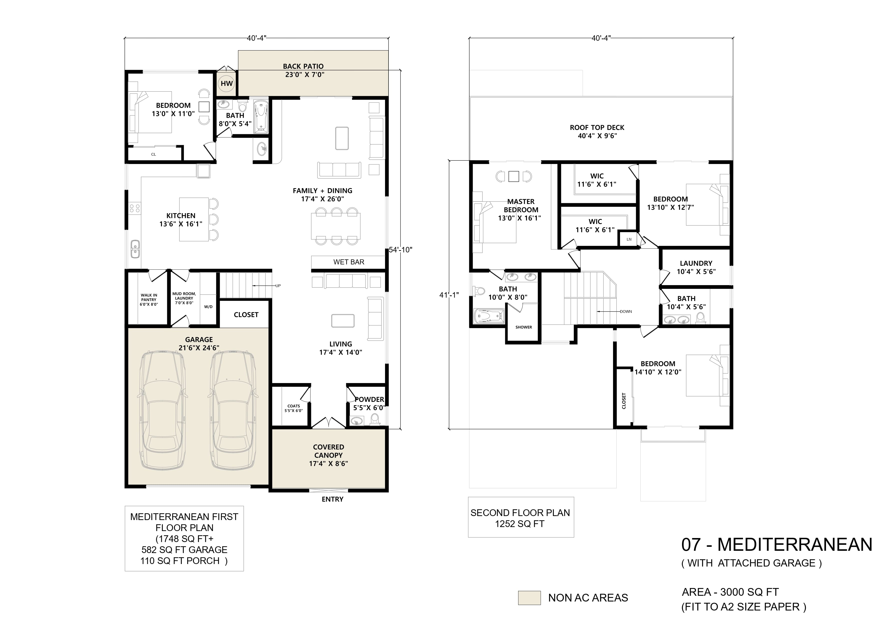 Bellagio (3,000 sqft)  - Floor plan